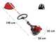 Blue Bird TJ 45 E I - Decespugliatore a scoppio 2 tempi - Motore Kawasaki TJ 45 E I