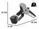 Volpi KVS6000 - Potatore manuale a batteria - 21.6V 4Ah - Barra da 19 cm