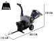 BullMach ZEUS 200 BH-LE - Biotrituratore a scoppio trainabile - Loncin 420cc con avviamento elettrico