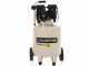 BlackStone V-SBC50-10 - Compressore aria silenziato oilless - Motore 1 HP - 50lt Verticale