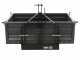 BlackStone B-TB 140 - Cassone transporter per trattore - Ribaltabile - 3 sponde apribili