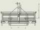 BlackStone B-TB 140 - Cassone transporter per trattore - Ribaltabile - 3 sponde apribili
