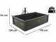 BlackStone B-TB 180 - Cassone transporter per trattore - Ribaltabile - 3 sponde apribili