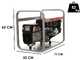 MOSA GE 8000 KBT - Generatore di corrente a benzina 6.4 kW - Continua 5.6 kW Trifase - Motore Kohler CP CH440