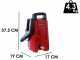 Einhell TC-HP 90 - Idropulitrice acqua fredda portatile - 90 bar max - portata 372 l/h