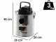 Aspiracenere a bidone Batavia - capienza 12 L - Batteria al litio da 18V/ 2.0ah