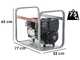 MOSA GE 7000 BBM - Generatore di corrente a benzina 6 kW - Continua 5 kW Monofase - Motore B&amp;S XR2100