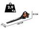 WORX WG583E.9 - Soffiatore a batteria 3 in 1 - SENZA BATTERIE E CARICABATTERIE