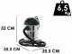 Comet CV 20 X - Bidone aspiratutto - Silenzioso -  Bidone 20 lt - Serie Premium
