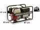 Mosa GM 5-200 HBM - Motosaldatrice a scoppio - Saldatura a elettrodo a corrente continua 200A