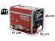 MOSA GE S-8000 BBT AVR EAS - Generatore di corrente a benzina con avv. elettrico 6.4 kW - Continua 5.6 kW Trifase - Motore B&amp;S XR2100