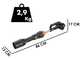 Worx NITRO WG585E - Soffiatore a batteria - 2 batterie 20V 4Ah