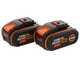 Worx NITRO WG585E - Soffiatore a batteria 2x20V/4Ah + in omaggio 2x20V/4Ah