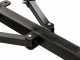 Blackstone B-LR 180 - Rullo per trattore compattatore, timone di traino + attacco a 3 punti