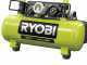 Ryobi R18AC-0 - Compressore portatile a batteria - 18V - SENZA BATTERIE E CARICABATTERIE