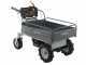 BlackStone BS-CAR 500 E-F - Carriola elettrica a batteria 48V 25Ah con cassone ribaltabile