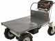 BlackStone BS-CAR 500 E-F - Carriola elettrica a batteria 48V 25Ah con cassone ribaltabile