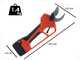 Stocker Titania E-40 TP - Forbice elettrica da potatura - 2x 21.6V  2.6Ah - Diametro di taglio 30mm