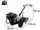 BullMach GEO 50 L - Motocoltivatore benzina - Loncin C200F - 6.5HP