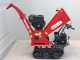 GeoTech Pro BMS 155 BSE - Biotrituratore su motocarriola GeoPorter 330E BS semovente a cingoli 4 rulli - Motore B&amp;S da 13.5HP - Cassone dumper
