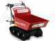 GeoTech Pro BMS 155 BSE - Biotrituratore su motocarriola GeoPorter 330E BS semovente a cingoli 4 rulli - Motore B&amp;S da 13.5HP - Cassone dumper