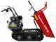 GeoTech Pro BMS 155 BSE - Biotrituratore su motocarriola GeoPorter 330E BS semovente a cingoli 4 rulli - Motore B&amp;S da 13.5HP - Cassone dumper