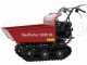 GeoTech Pro BMS 155 BSE - Biotrituratore su motocarriola GeoPorter 330E BS semovente a cingoli 4 rulli - Motore B&amp;S da 13.5HP - Cassone dumper