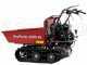 GeoTech Pro BMS 155 BSE - Biotrituratore su motocarriola GeoPorter 330E BS semovente a cingoli 4 rulli - Motore B&amp;S da 13.5HP - Cassone dumper