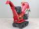 GeoTech Pro BMS 155 BSE - Biotrituratore su motocarriola GeoPorter 330E BS semovente a cingoli 4 rulli - Motore B&amp;S da 13.5HP - Cassone dumper
