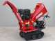 GeoTech Pro BMS 155 BSE - Biotrituratore su motocarriola GeoPorter 330E BS semovente a cingoli 4 rulli - Motore B&amp;S da 13.5HP - Cassone dumper