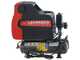 FIAC Leonardo - Compressore aria elettrico portatile monofase silenziato, oil-less - Motore 1 HP - 6 lt