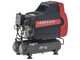FIAC Leonardo - Compressore aria elettrico portatile monofase silenziato, oil-less - Motore 1 HP - 6 lt