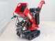 GeoTech Pro BMS 155 BSE - Biotrituratore su motocarriola GeoPorter 330E BS semovente a cingoli 4 rulli - Motore B&amp;S da 13.5HP - Cassone estendibile