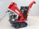 GeoTech Pro BMS 155 BSE - Biotrituratore su motocarriola GeoPorter 330E BS semovente a cingoli 4 rulli - Motore B&amp;S da 13.5HP - Cassone estendibile