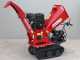 GeoTech Pro BMS 155 BSE - Biotrituratore su motocarriola GeoPorter 330E BS semovente a cingoli 4 rulli - Motore B&amp;S da 13.5HP - Cassone estendibile