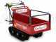 GeoTech Pro BMS 155 BSE - Biotrituratore su motocarriola GeoPorter 330E BS semovente a cingoli 4 rulli - Motore B&amp;S da 13.5HP - Cassone estendibile