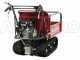 GeoTech Pro BMS 155 BSE - Biotrituratore su motocarriola GeoPorter 330E BS semovente a cingoli 4 rulli - Motore B&amp;S da 13.5HP - Cassone estendibile