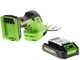 Greenworks G24SHT - Forbice tagliaerba a batteria su asta - Kit batteria da 24V 2.0ah e caricabatterie