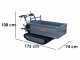 Wortex SFH 500 - Motocarriola cingolata cassone estensibile 500Kg