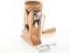 Schnitzer Campo 150g - Fioccatrice manuale da tavolo in faggio con rulli in acciaio inox