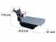 Honda HP 500 BX E1 - Motocarriola cingolata cassone estensibile 500Kg