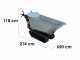 Honda HP 500H IT - Motocarriola cingolata cassone dumper - Portata 500Kg