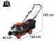 Blue Bird Sprint B42 - Rasaerba a scoppio - 3 in 1 - 146 cc - Taglio 42 cm