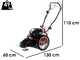 Blue Bird FLO SPEED 7 BS - Trinciaerba a scoppio - Lama e filo - B&amp;S 675EXi