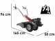Efco MC400 - Motocoltivatore benzina - Emak K700H - Fresa reversa - 7HP
