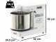 Famag Grilletta IM 10S/230 10 Velocit&agrave; HH - Impastatrice a spirale 10 Kg ad alta idratazione con testa sollevabile