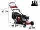 Marina Systems AGRI 57 SKW 3V ZHW - Rasaerba a scoppio trazionato - Motore Kawasaki FJ180