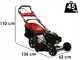 Marina Systems MX 57 3V - Tagliaerba a scoppio trazionato - Motore honda GCVx 200 - Acciaio INOX