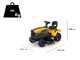 Stiga Tornado 7108e - Trattorino tagliaerba a batteria - Motore elettrico a batteria 48V/64Ah - scarico laterale