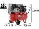 Fini Advanced MK 102-50-2M - Compressore aria elettrico monofase a cinghia - Motore 2 HP - 50 lt